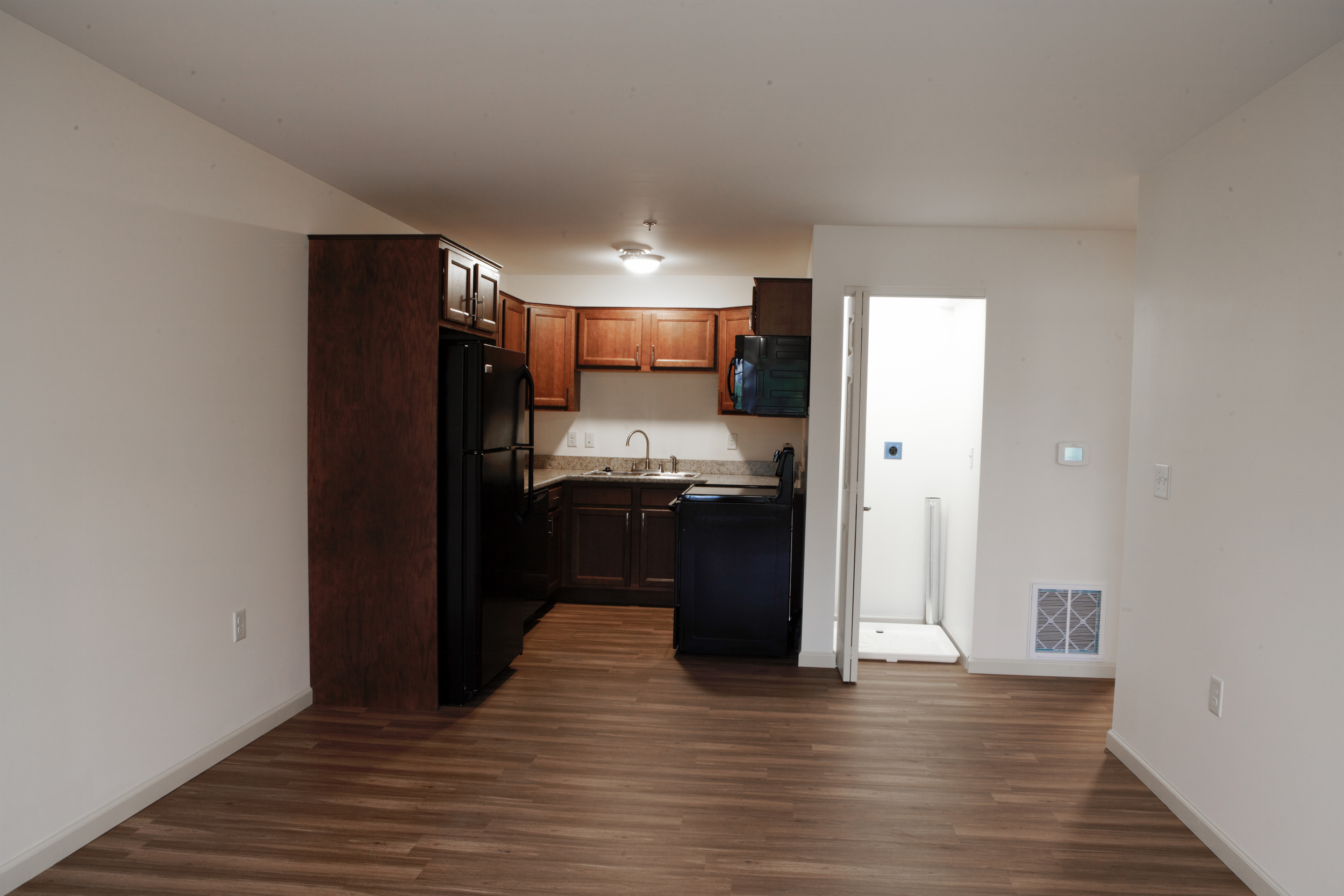 1 Bedroom: Living/Dining Room + Kitchen