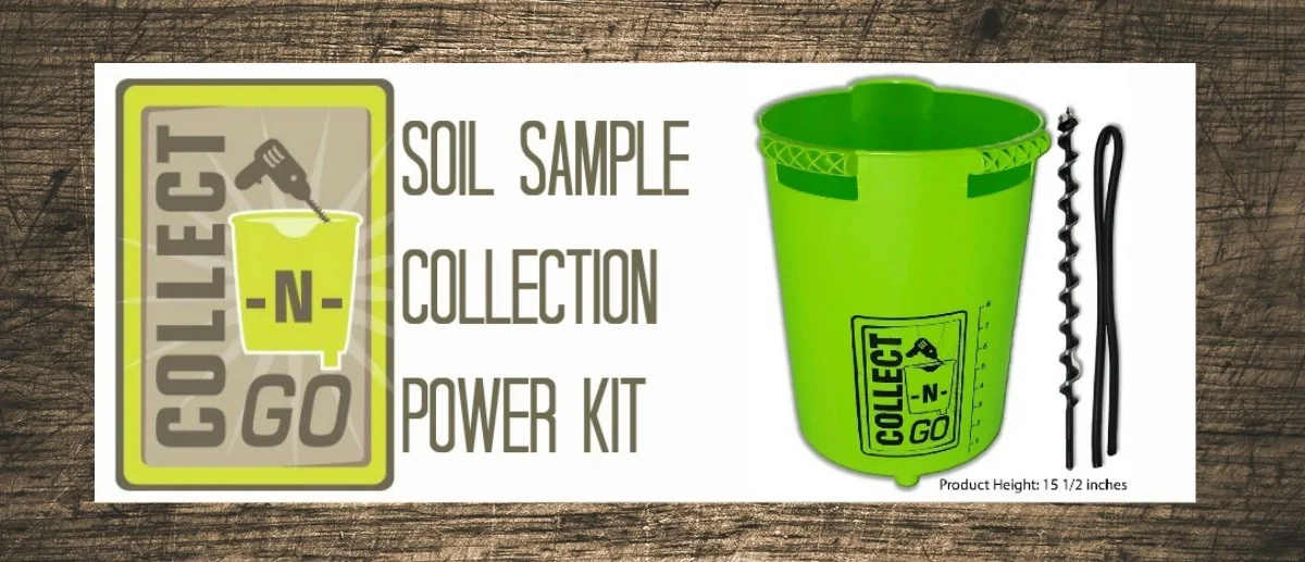 In addition to traditional soil probes, Holmes SWCD offers a Collect-N-Go kit that connects to a portable drill for easy soil collection on the go.