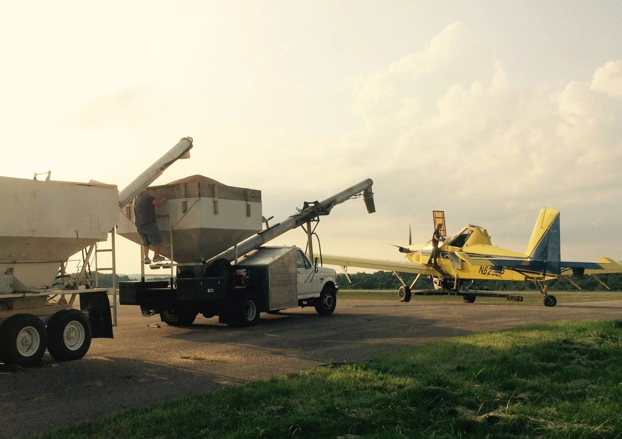 Holmes SWCD coordinates an extensive aerial cover crop seeding program for area farmers.
