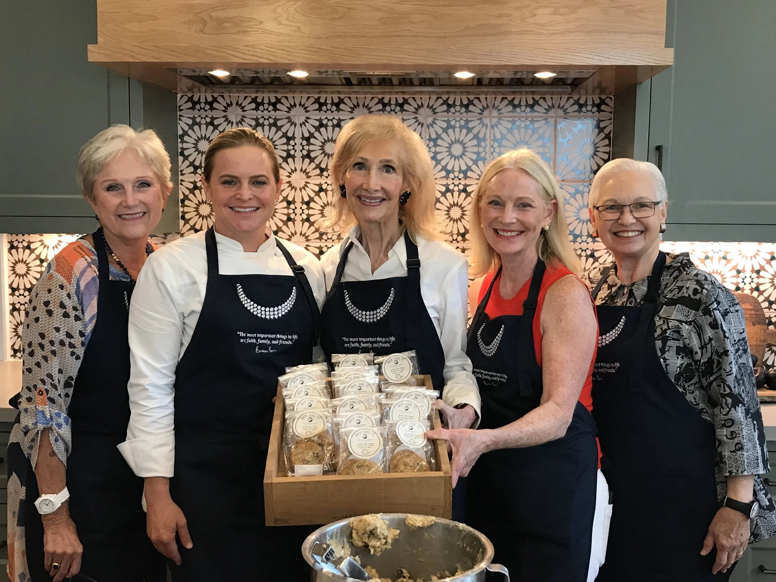 Members of the Ladies for Literacy Guild with Chef Rodriguez.