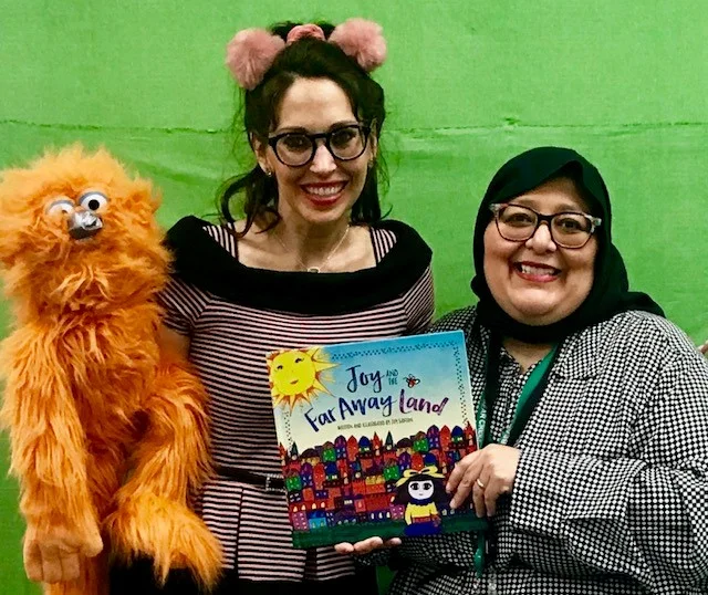 I am with Bear Creek Elementary School Librarian, Anna Baker. Ms. Baker said the school was hit hard by Harvey, losing over 100 students to flood displacement and relocation.