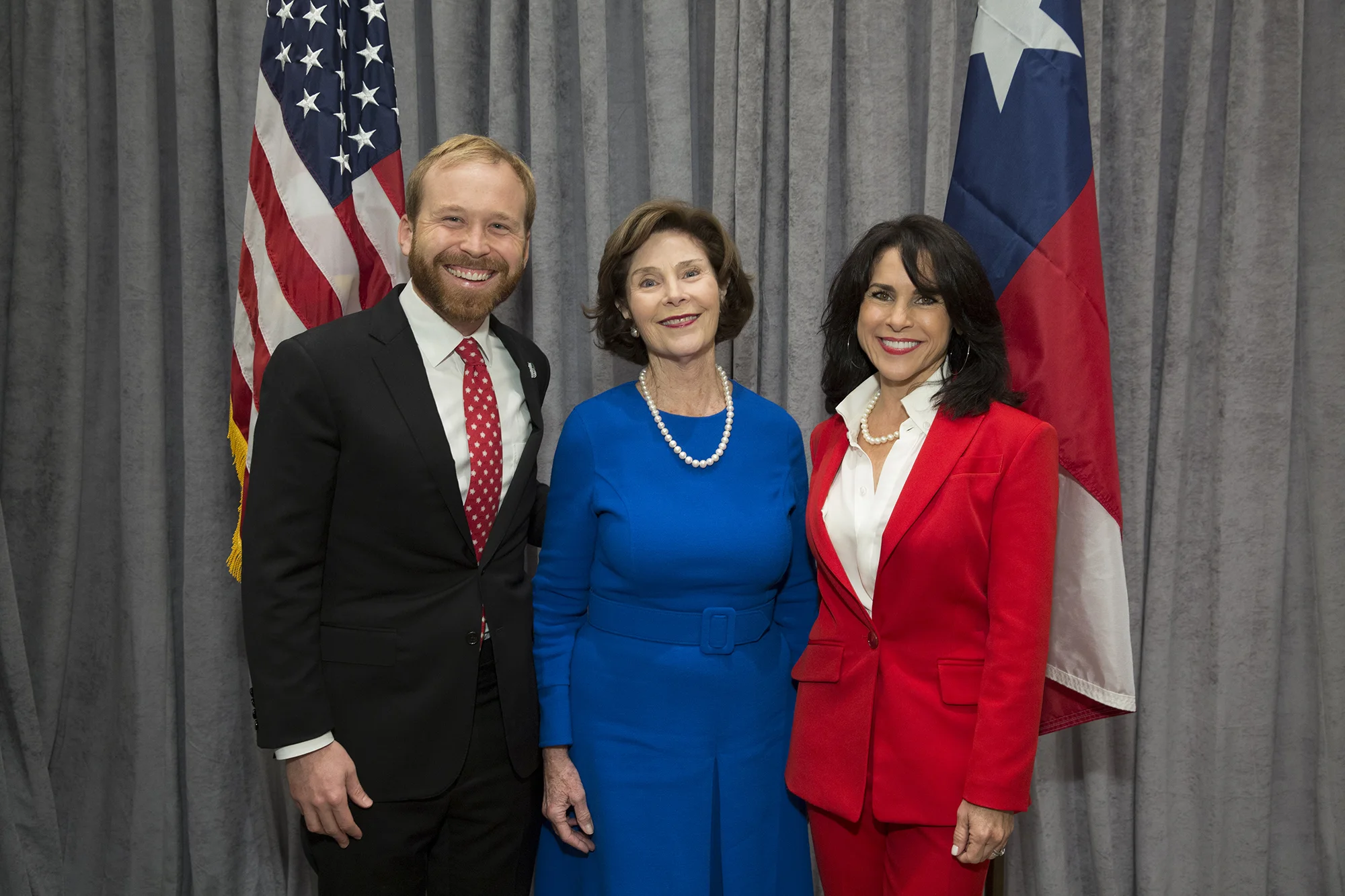 Pierce Bush, Laura Bush, Maria Bush; Photo by Jenny Antill.jpg