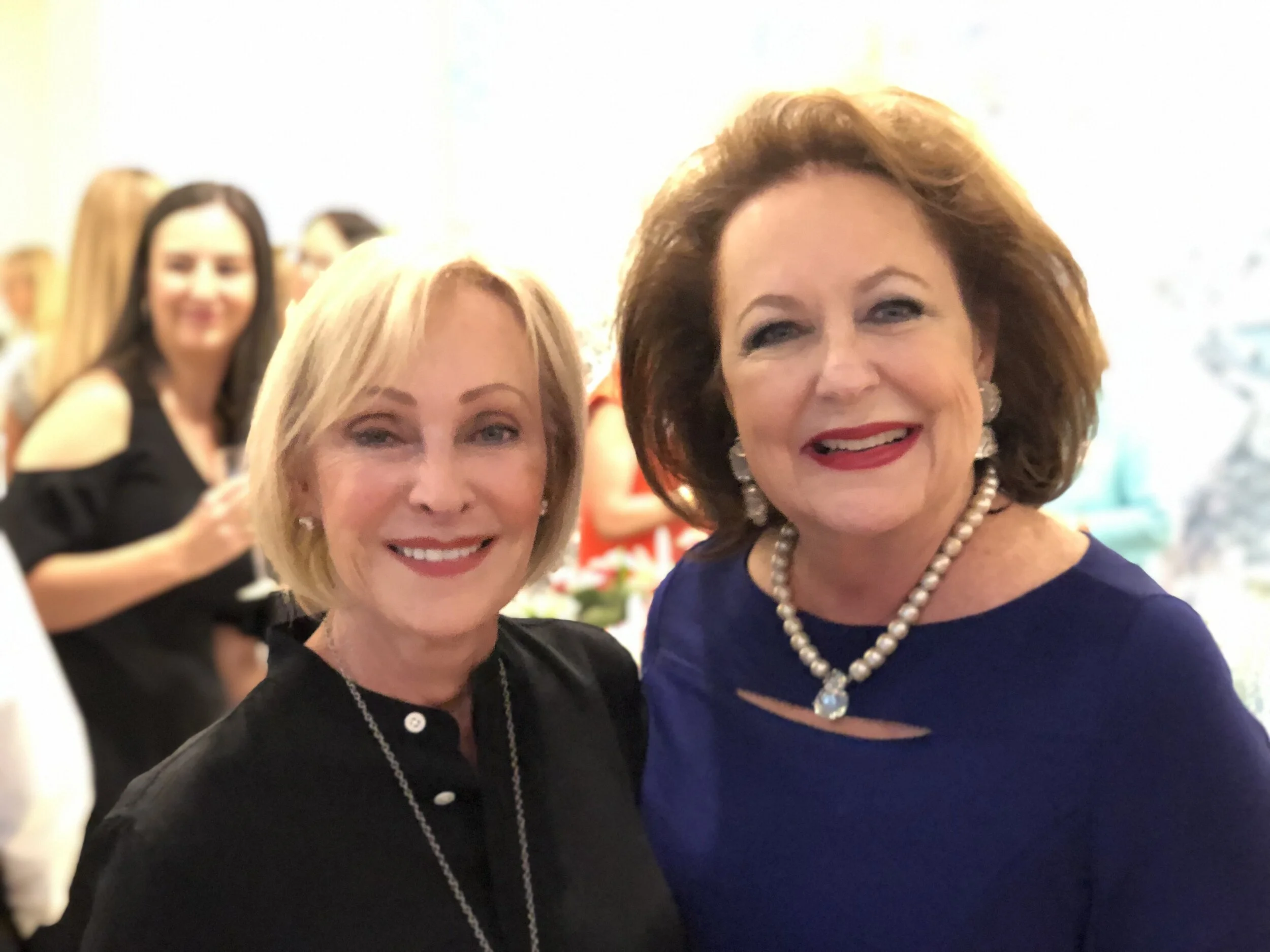 Bobbie Weinstein with new member Charity Yarborough