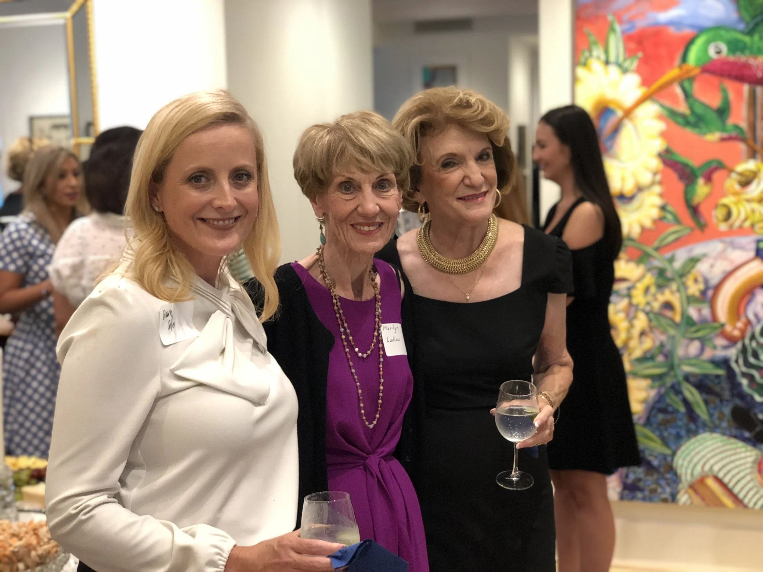 New member Dawn Cole with Marilyn Ludlow and Sandra Shenkir