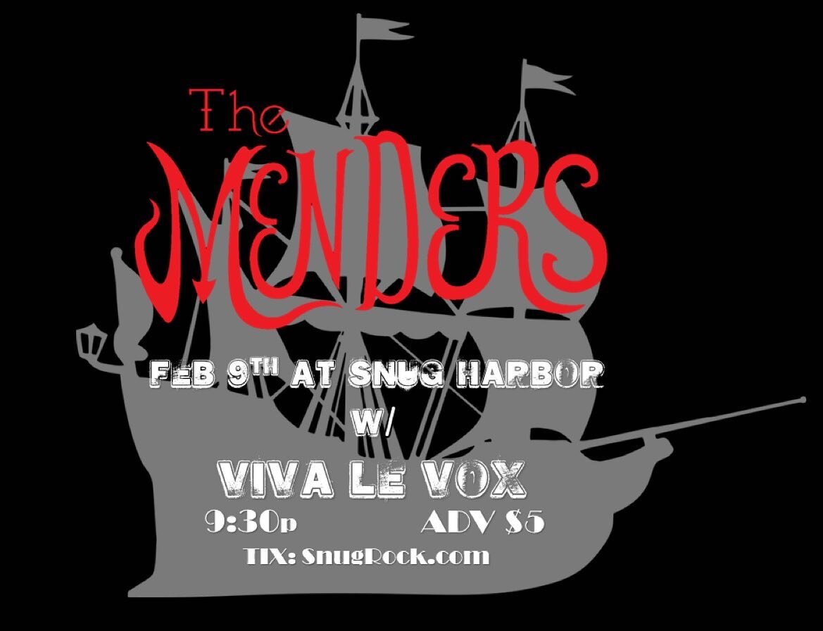 Ready for another show?! Next Wednesday Feb 9th back at Snug Harbor (@snugharbornc) continuing the residency. New songs, new opener, same great venue. 

This week we have @vivalevox starting out the night. Don&rsquo;t miss it!

9:30p
$5

#LocalMusic 