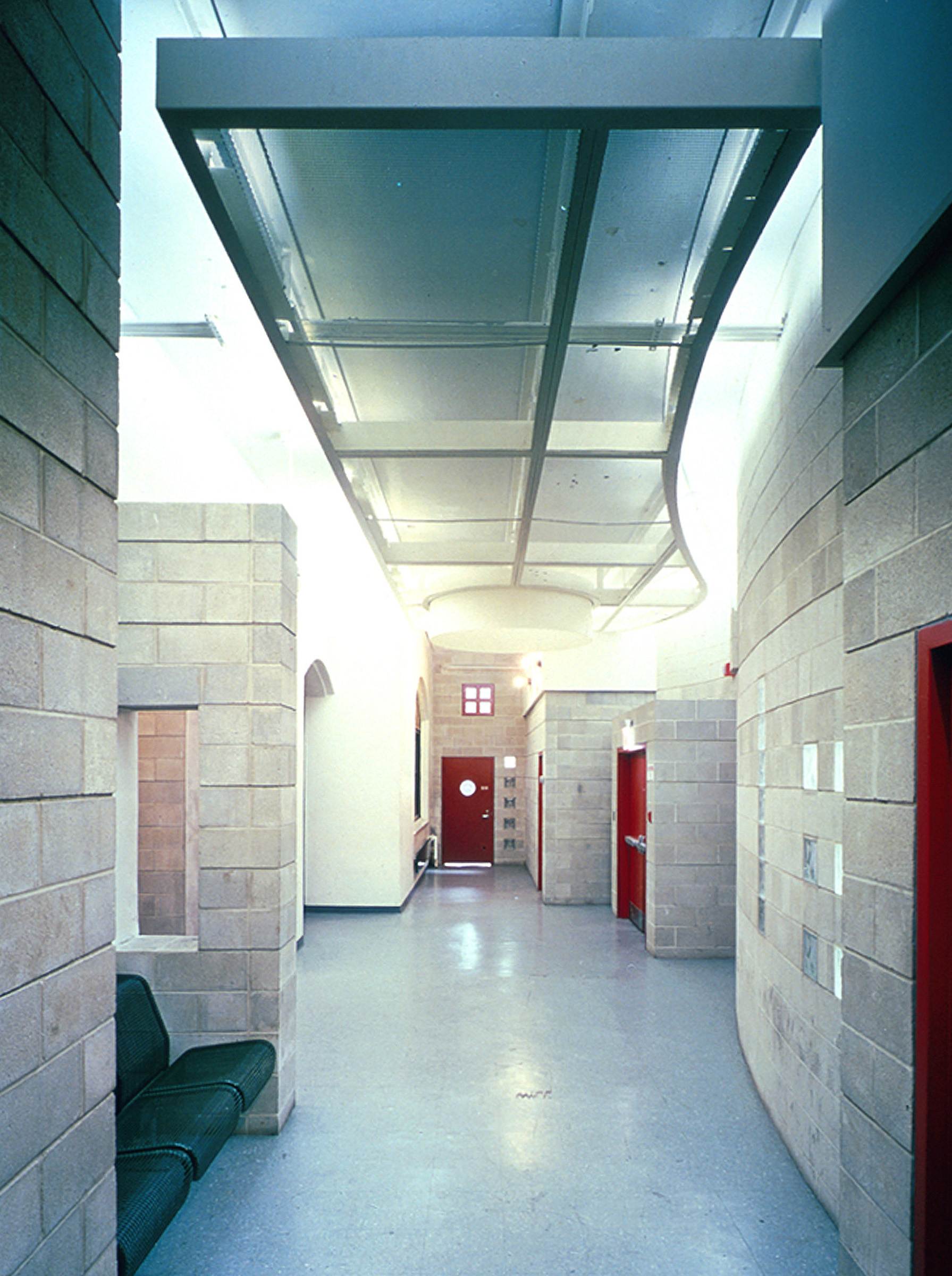 Com&Go - Interior - Hallway Masonry Walls.jpg