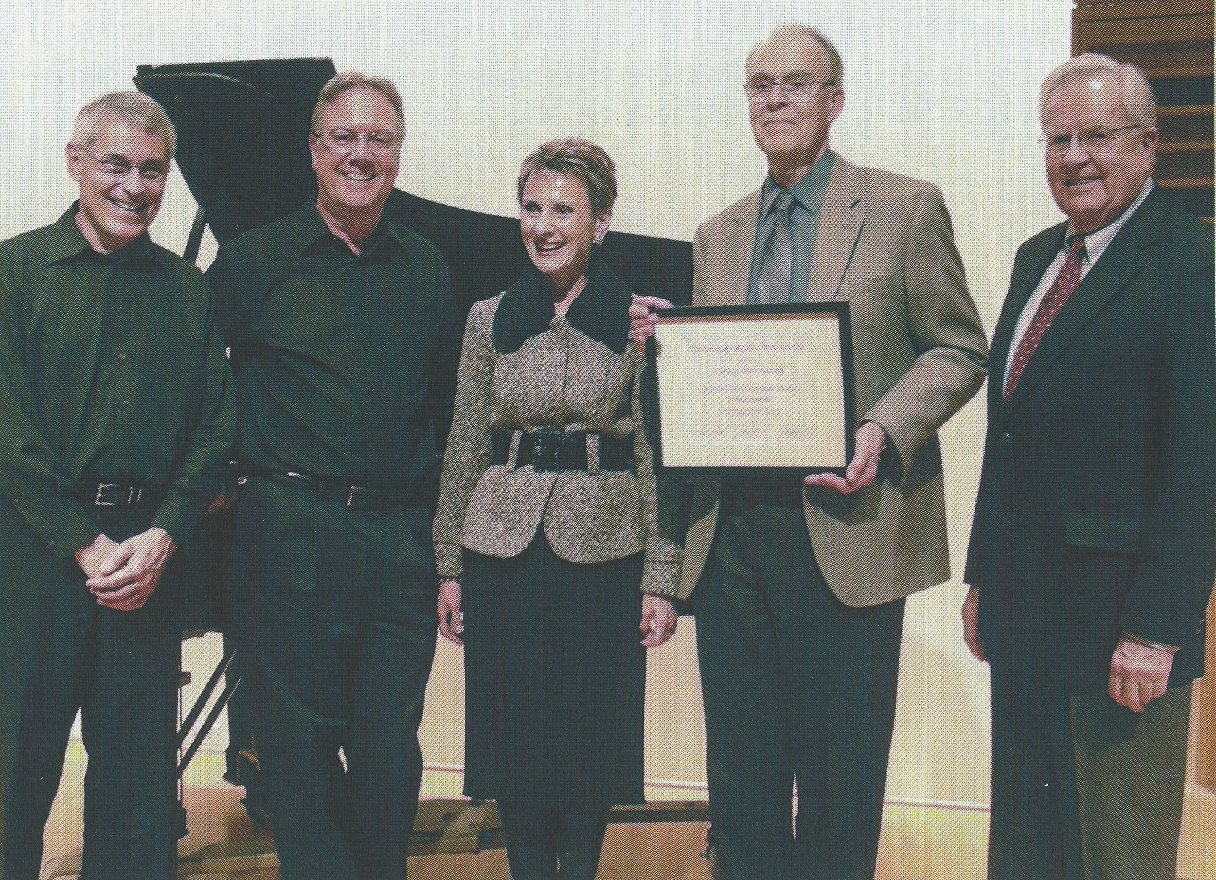 Stefan Reuss, Joe Werner, Margaret Lili, Jim Willet, and Don Hunsberger
