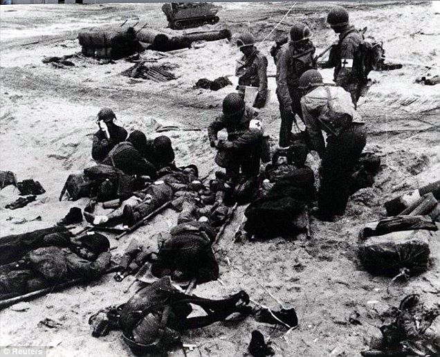 D-Day casualties, 1944