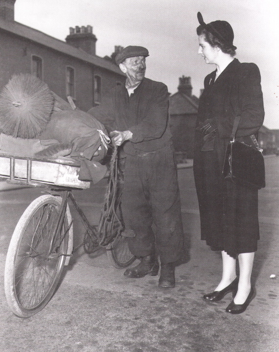 The 1951 election campaign. Margaret Roberts tries to persuade a Dartford chimney sweep to vote for her. She lost, but from 1958 her political rise was unstoppable.