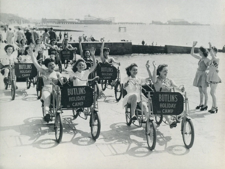 Happy holidays in the long, hot, post-war summer of 1947.