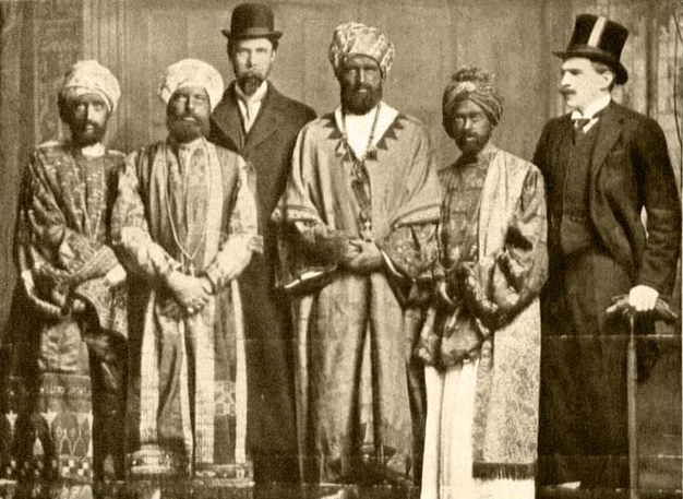 The Dreadnought Hoax, 1910. Virginia Woolf (Stephen) is far left