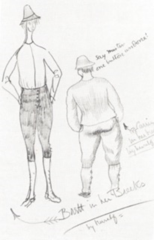 Carrington pictures herself and Dorothy Brett, newly liberated in workmen’s breeches.