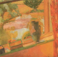 Vanessa Bell painting of Charleston Pond, 1919