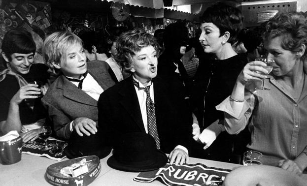 Susannah York, Beryl Reid and Coral Browne starred in The Killing of Sister George (1969). Members of the Gateways Club played themselves.