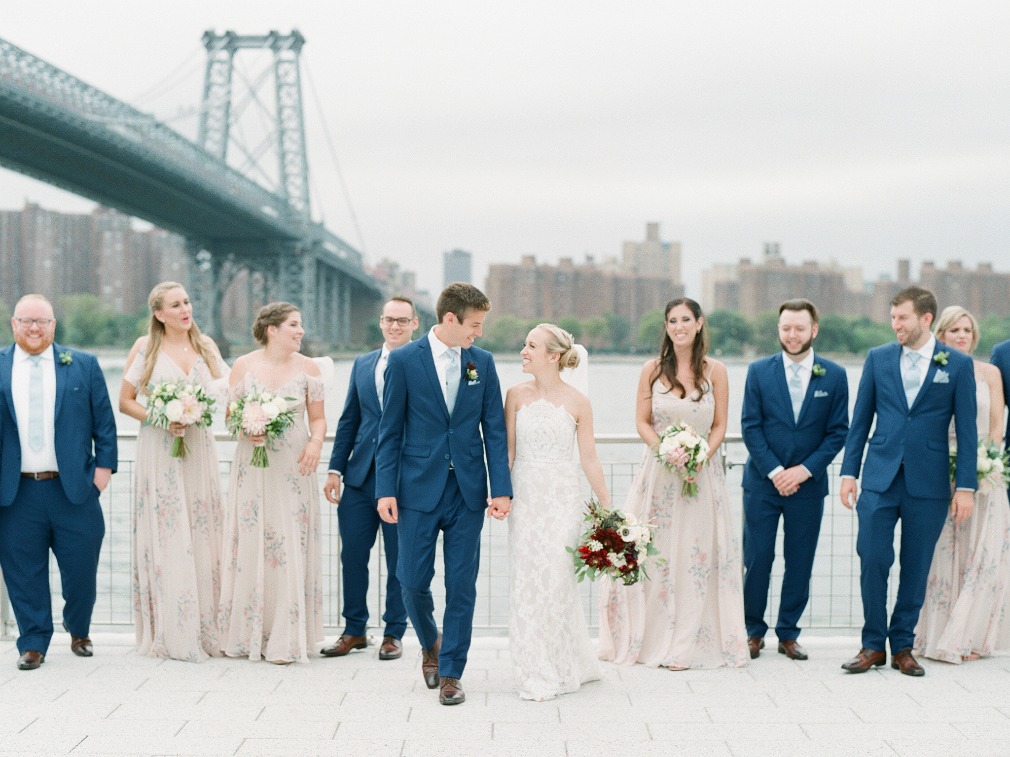 Domino Park Bridal Party Photos