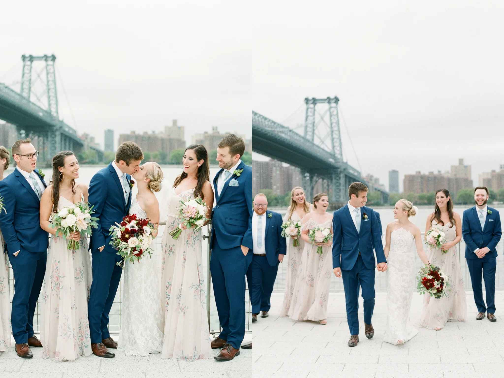 Domino Park Bridal Party Photos