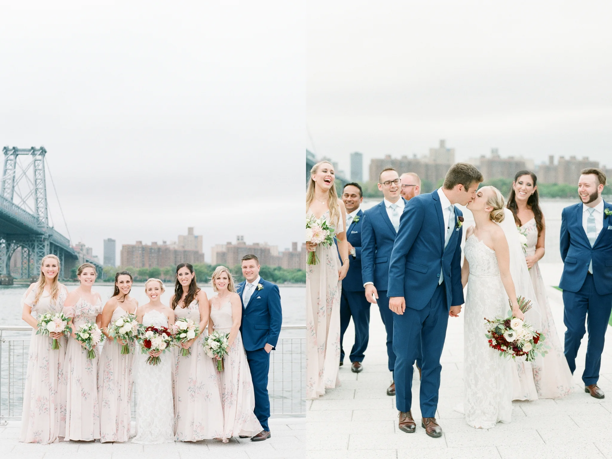 Domino Park Bridal Party Photos