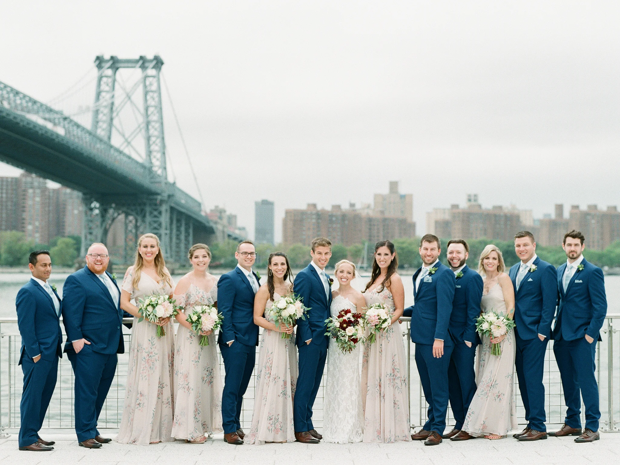 Domino Park Bridal Party Photos