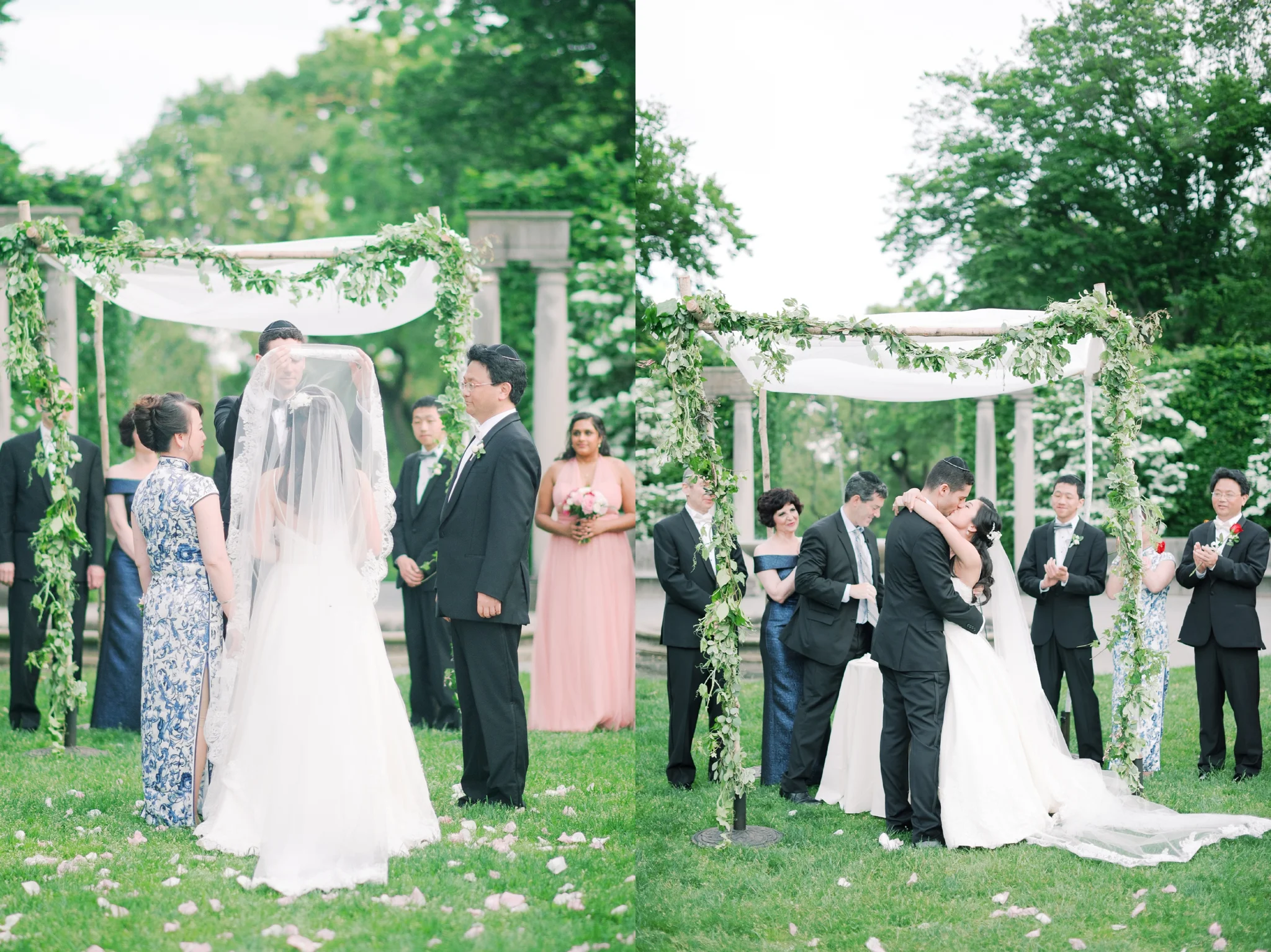 brooklyn botanical garden wedding photos