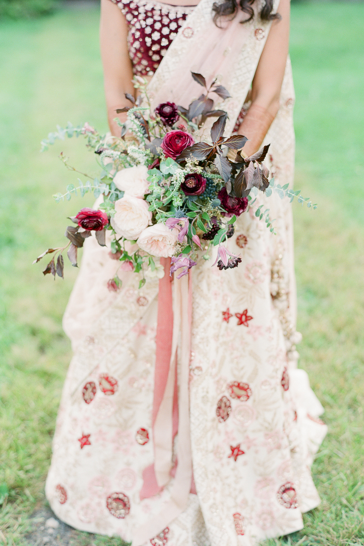 Berry Hue Wedding Bouquet