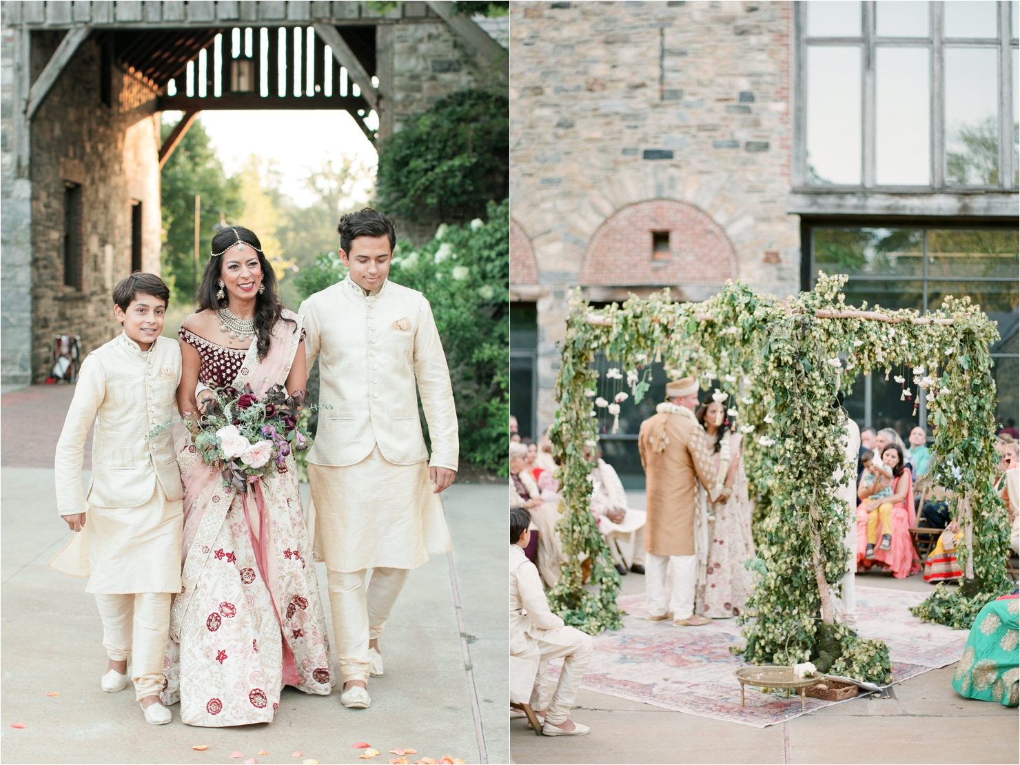 Indian wedding ceremony at Blue Hill at Stone Barns