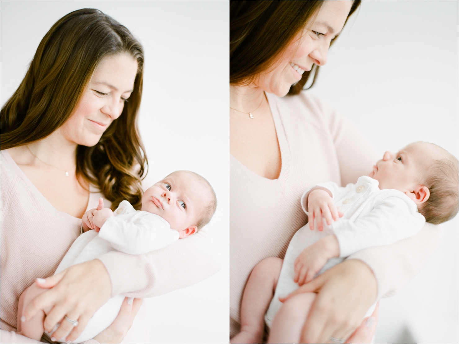 Mother and Baby Newborn Photos