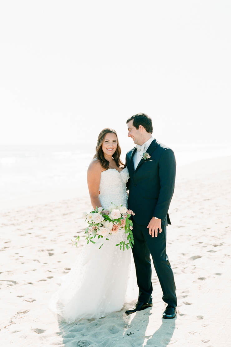 Bride and Groom Photos on Beach Gurney's Montauk