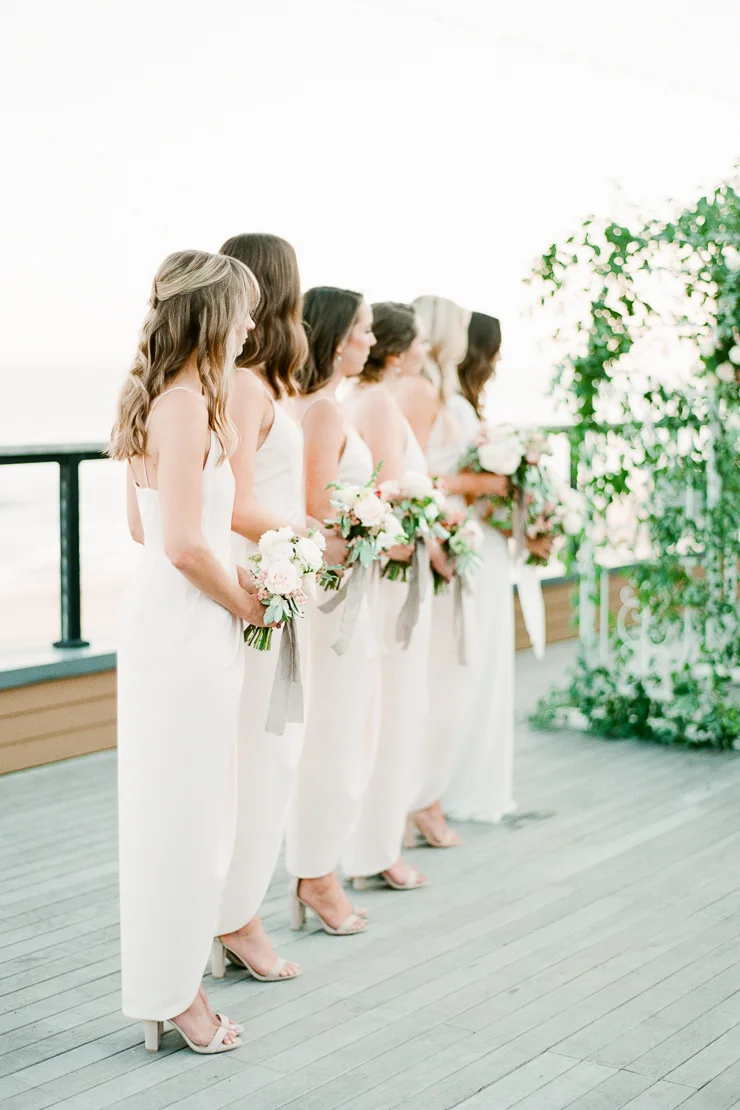 Blush Bridesmaids Dresses