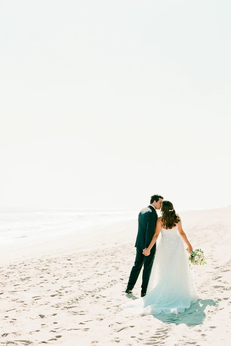 Bride and Groom Photos on Beach Gurney's Montauk