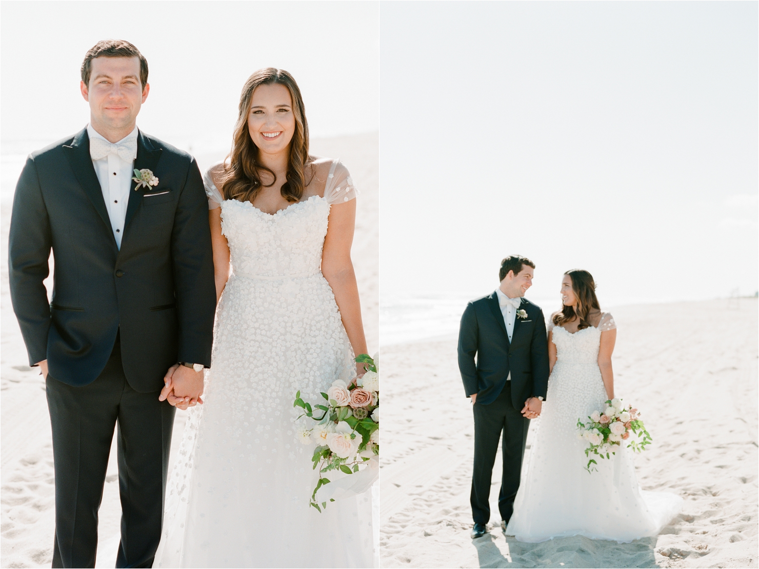 Bride and Groom Photos on Beach Gurney's Montauk