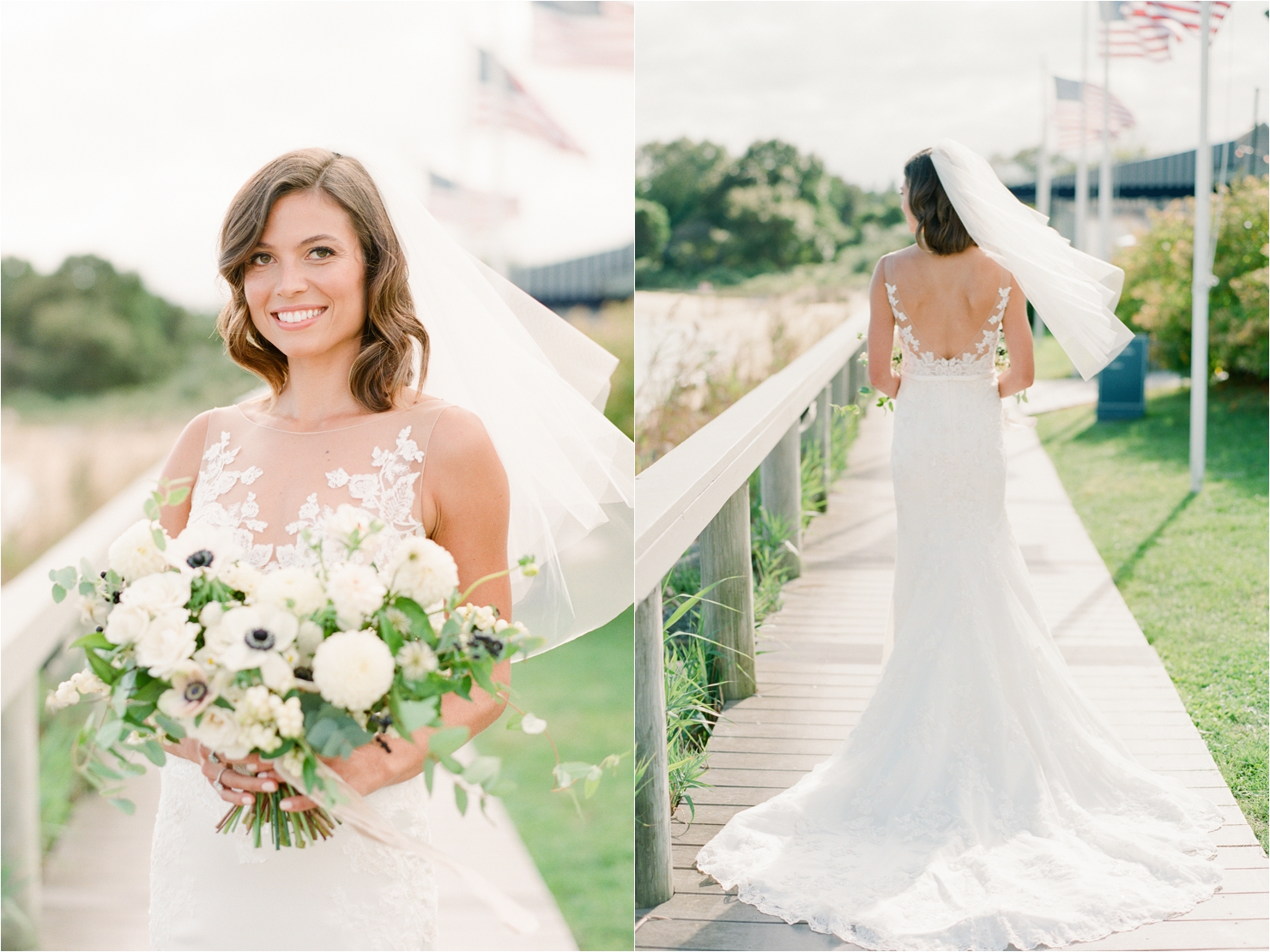 Bride Portraits Gurneys Star Island Wedding Photos