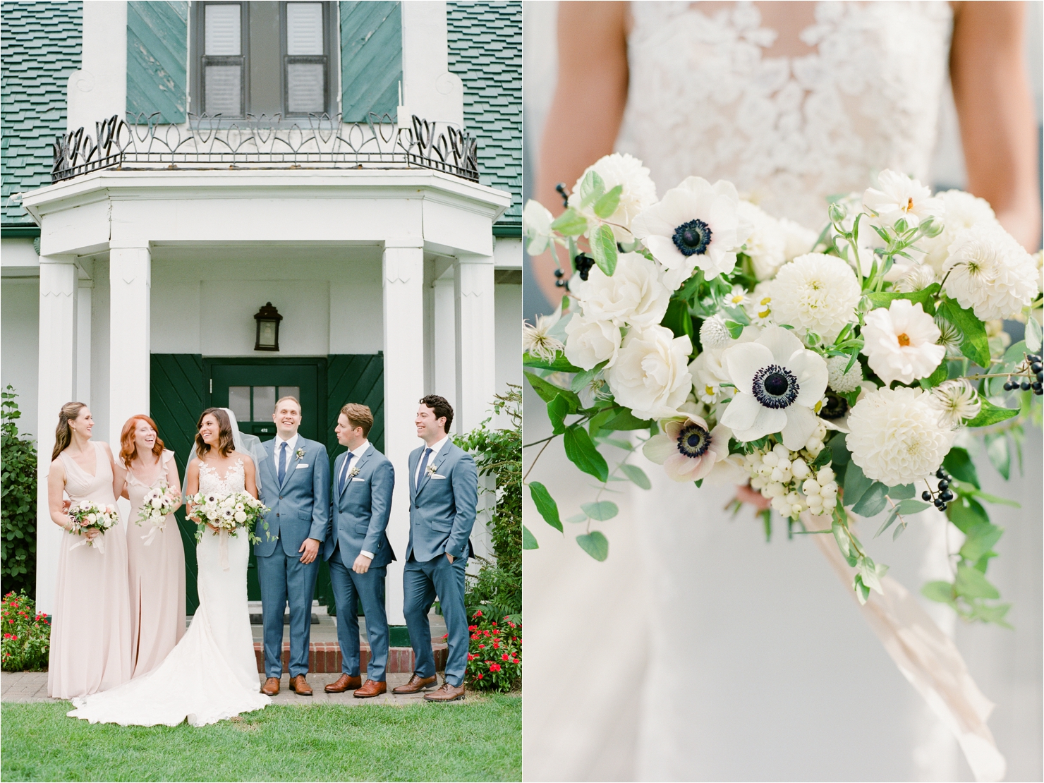 Bridal Party Photos at Gurneys Montauk Star Island Resort