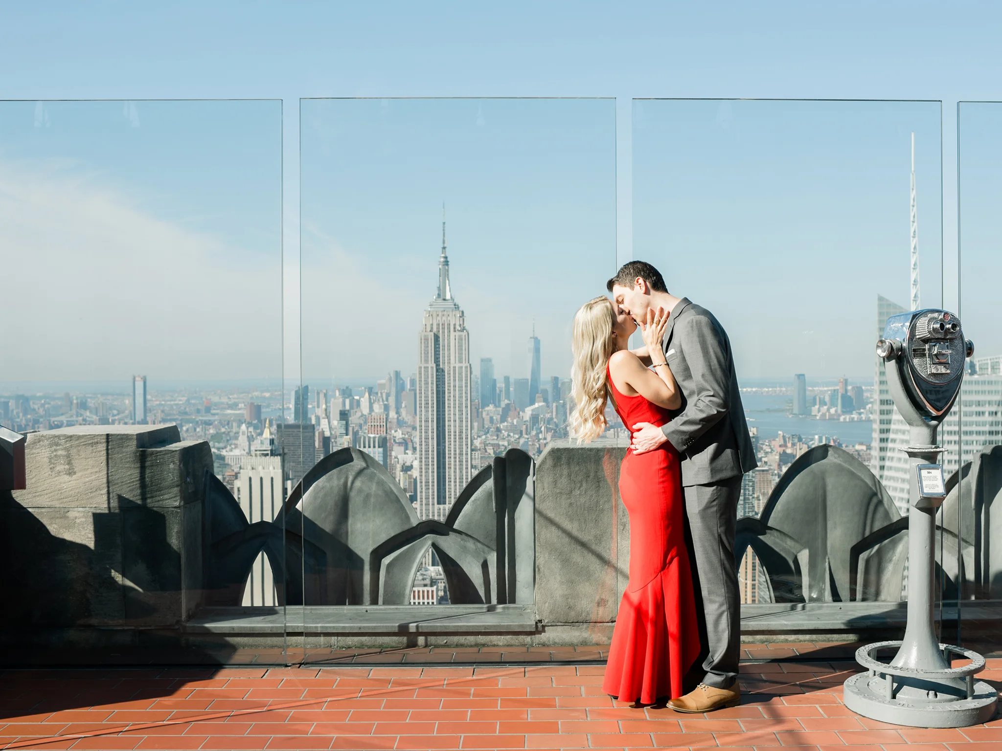 Top of the Rock Engagement Session Photos