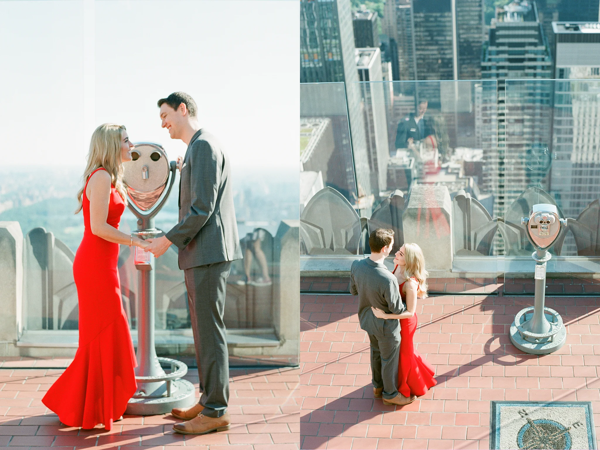 Top of the Rock Engagement Session Photos