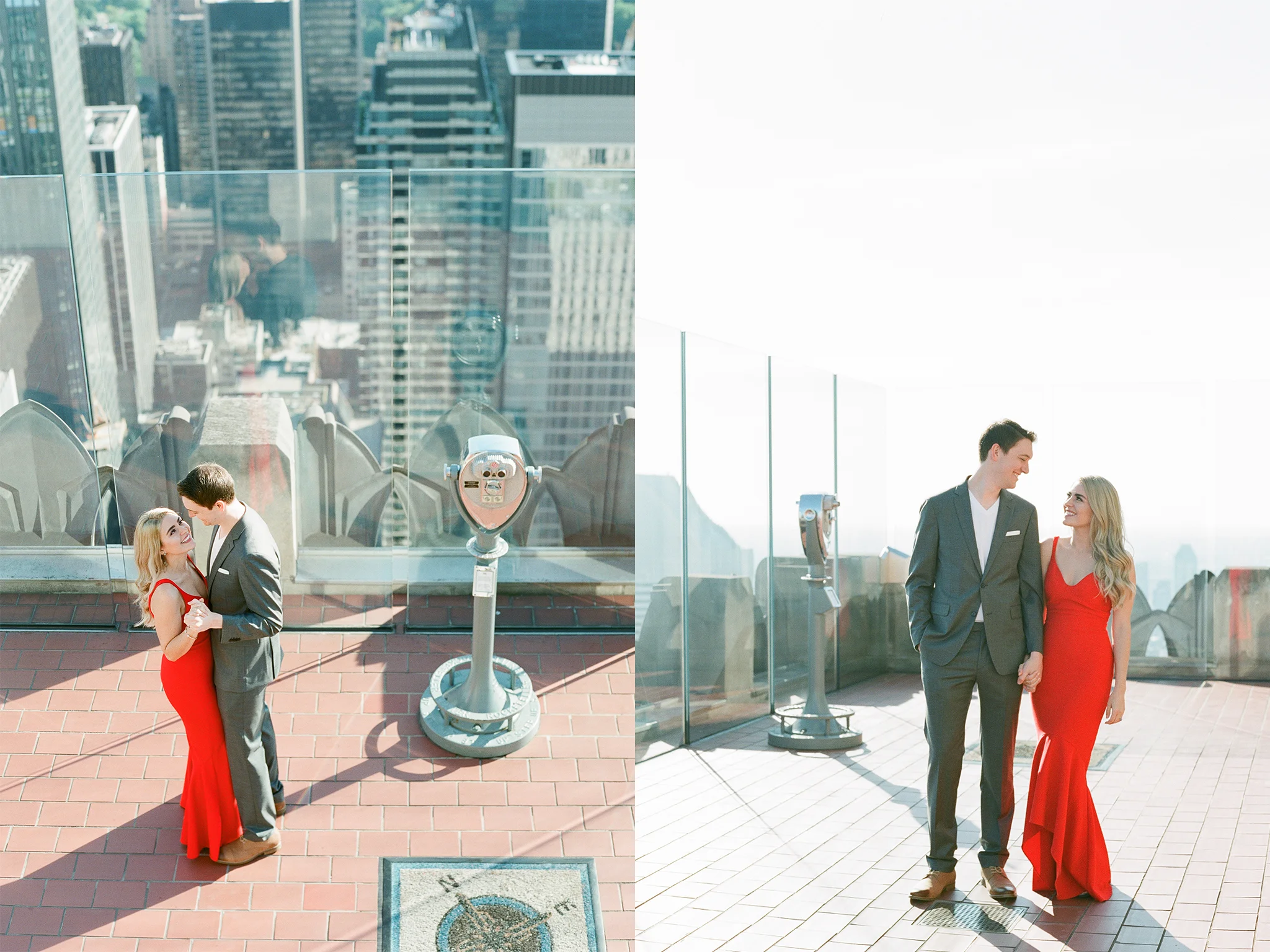 Top of the Rock Engagement Session Photos