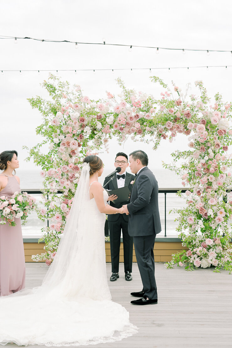 Bride and Groom Getting Married at Gurney's Montauk