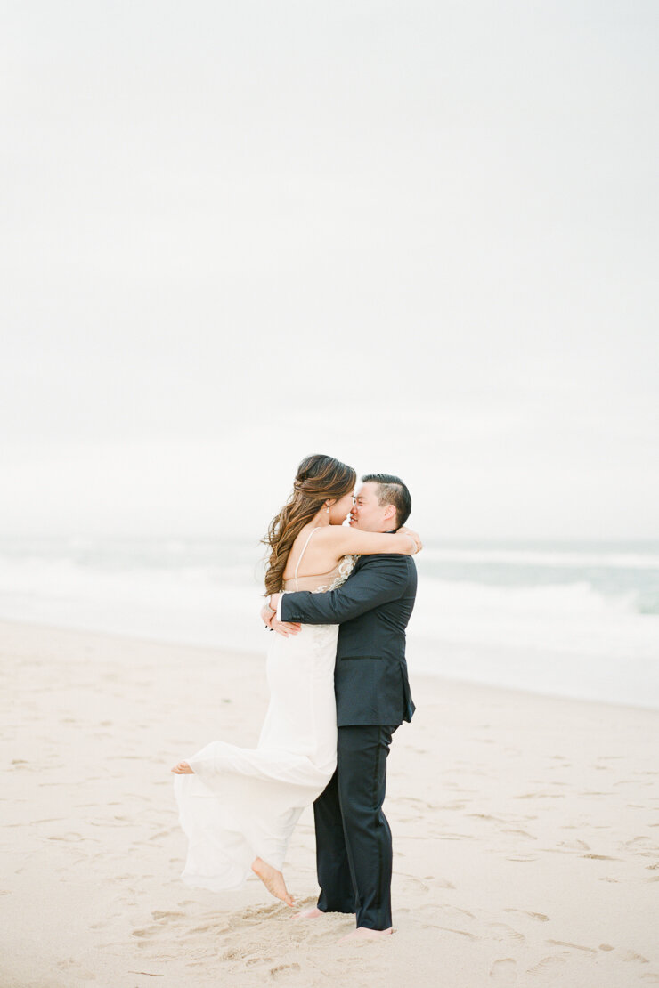 Sunset Wedding Photos at Gurney's Montauk