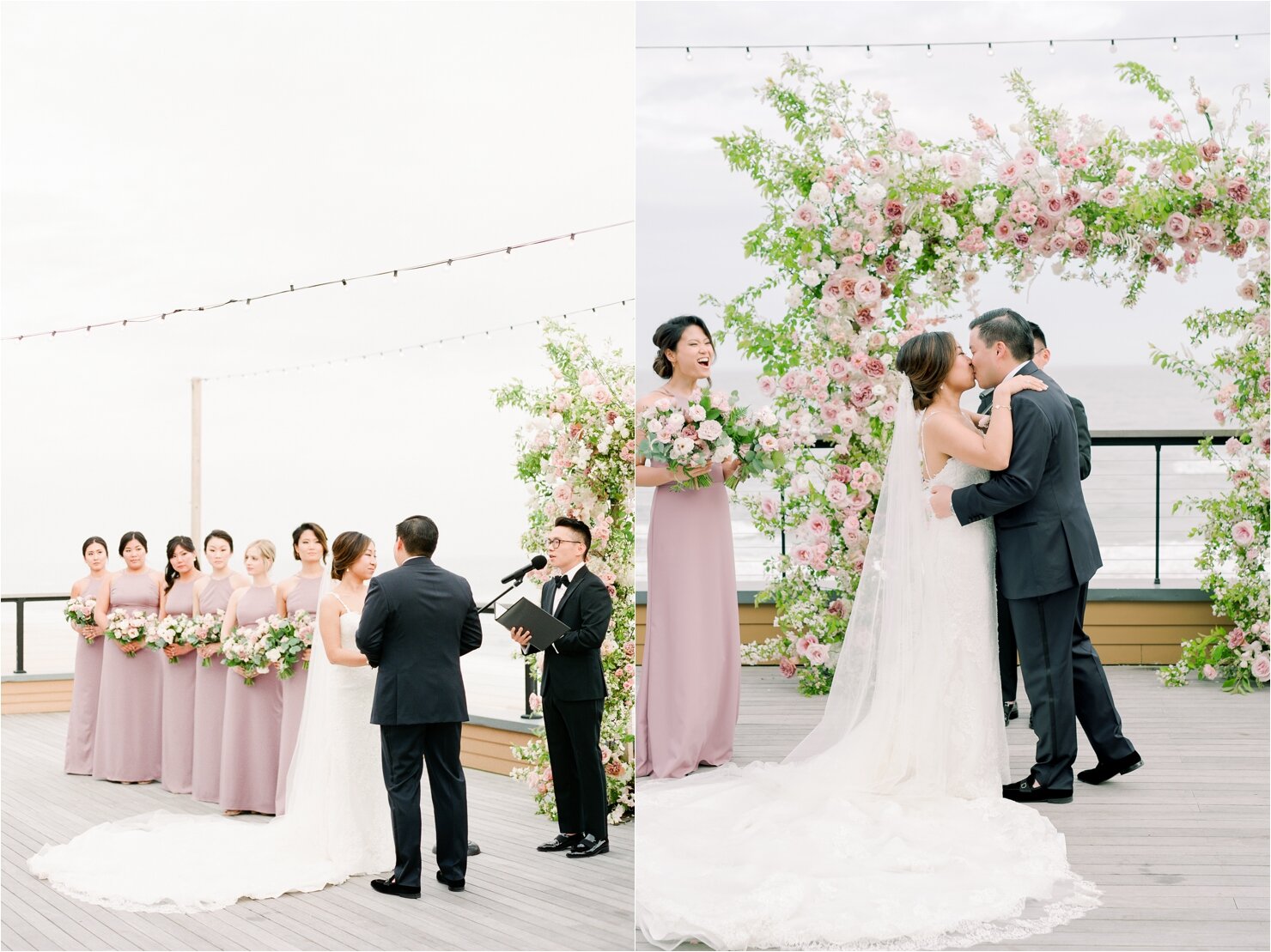 Bride and Groom Getting Married at Gurney's Montauk