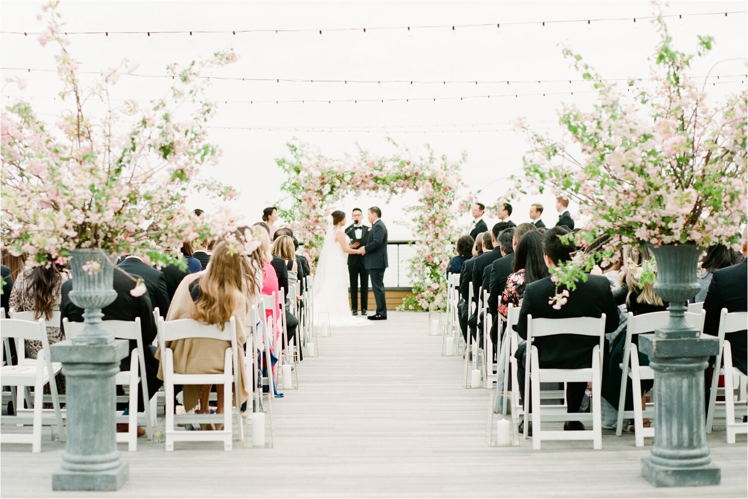 Bride and Groom Getting Married at Gurney's Montauk