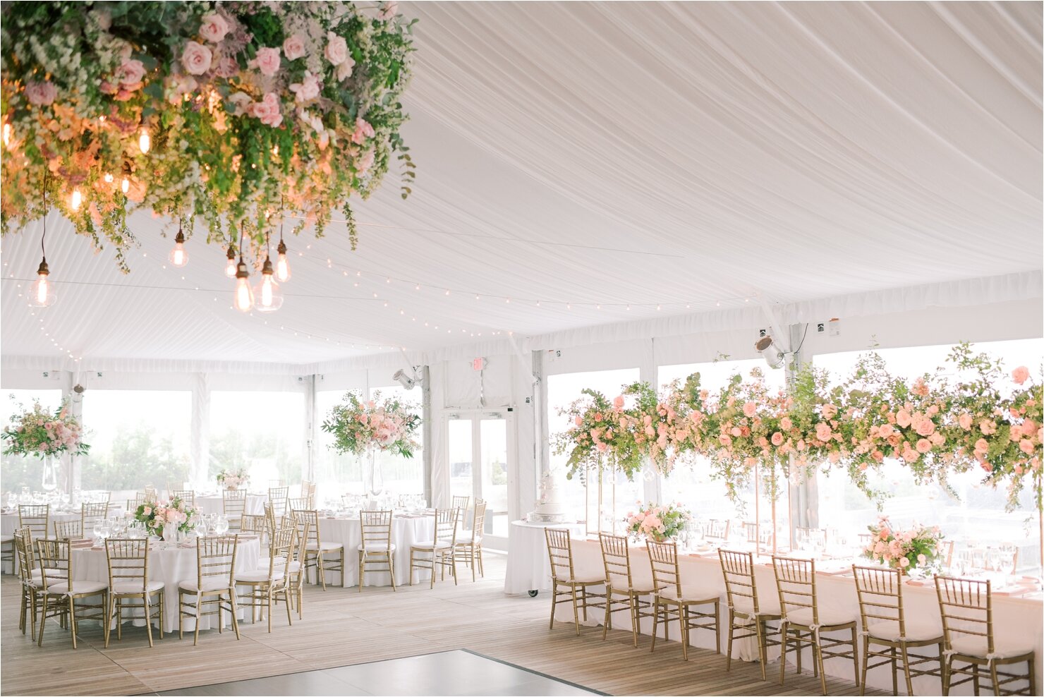 Tented Wedding Reception at Gurney's Montauk