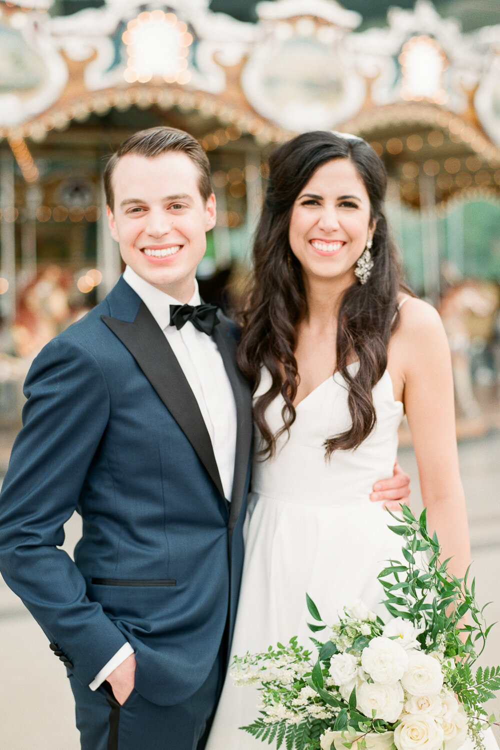 Bride and Groom Wedding Photos Jane's Carousel