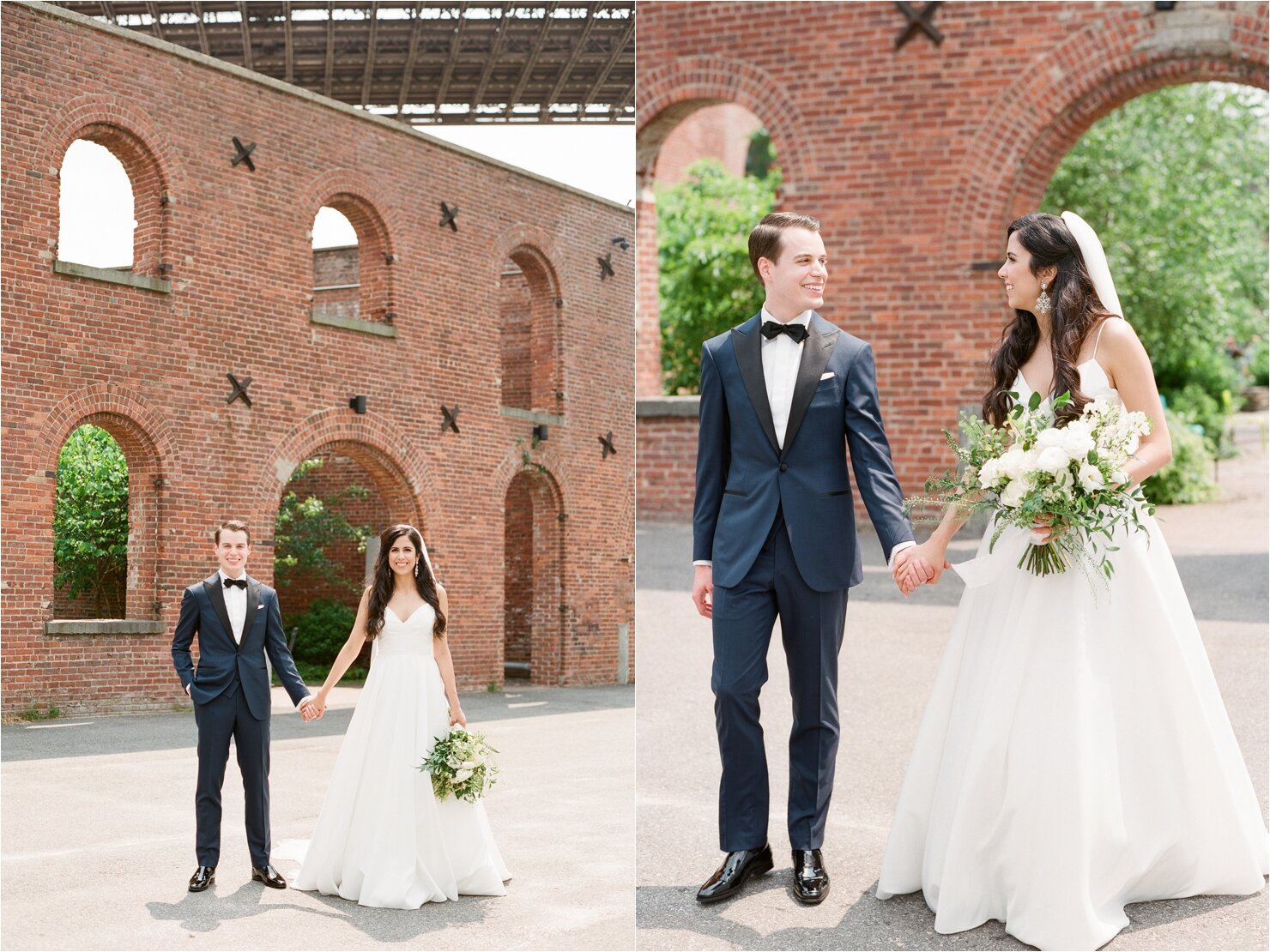 Bride and Groom Wedding Photos in DUMBO Brooklyn