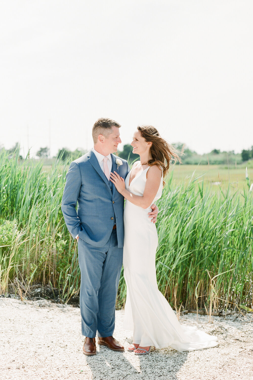 Bride and Groom Photos at Bonnet Island Estate