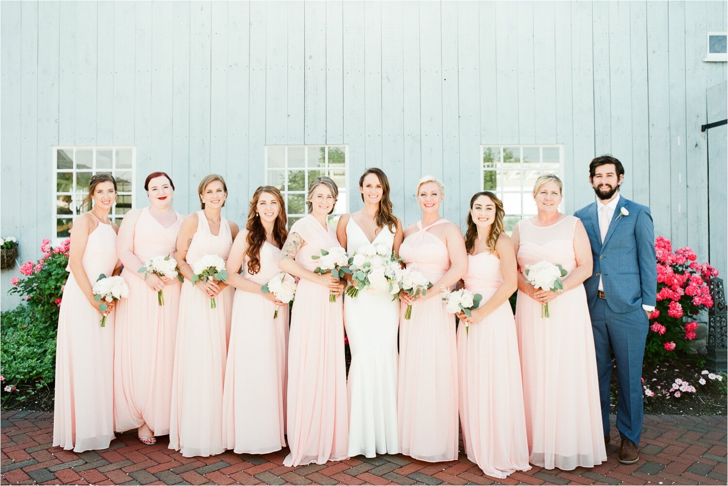 Bridal Party Photos at Bonnet Island Estate