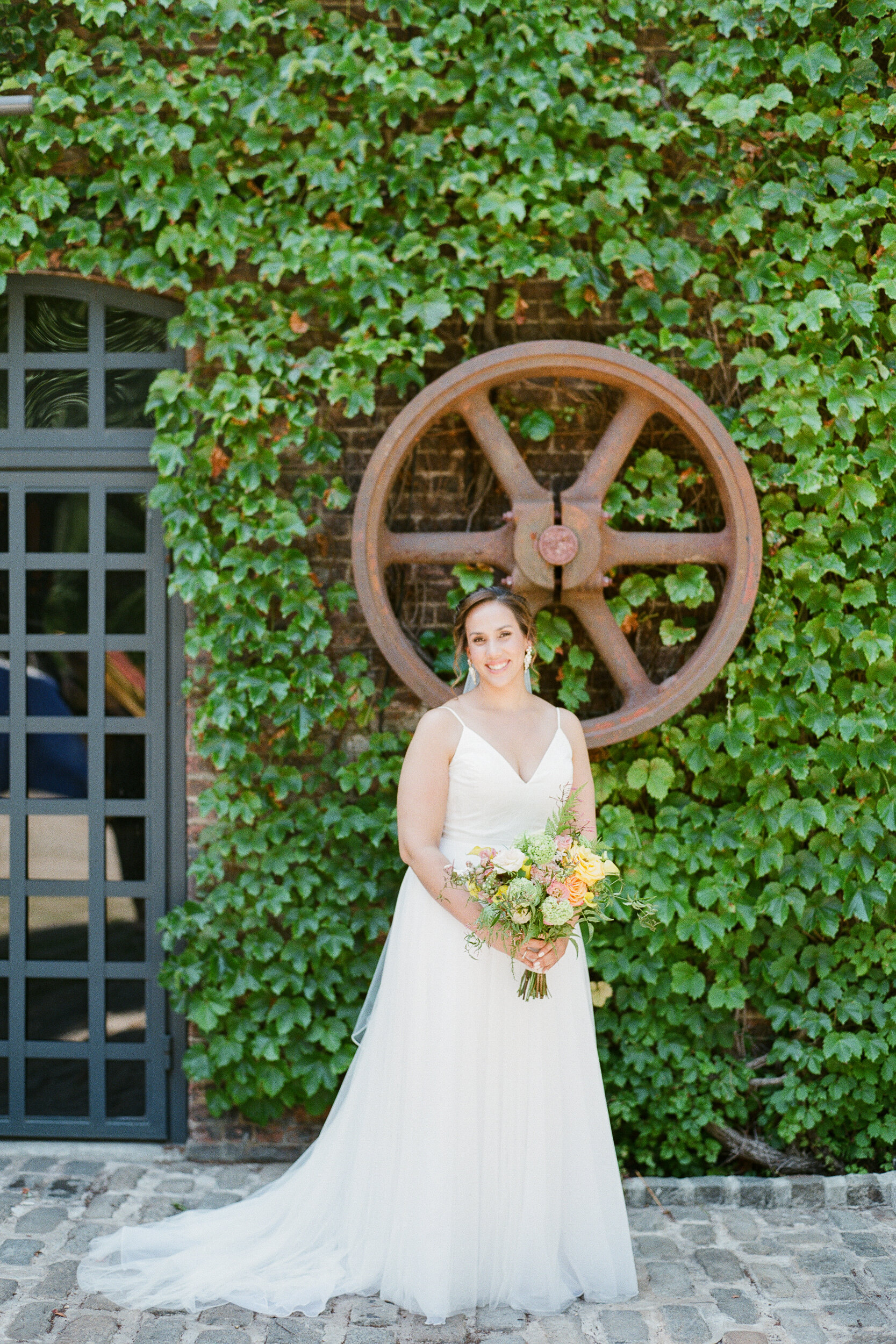 Bride and Groom Wedding Photos at The Foundry, NY