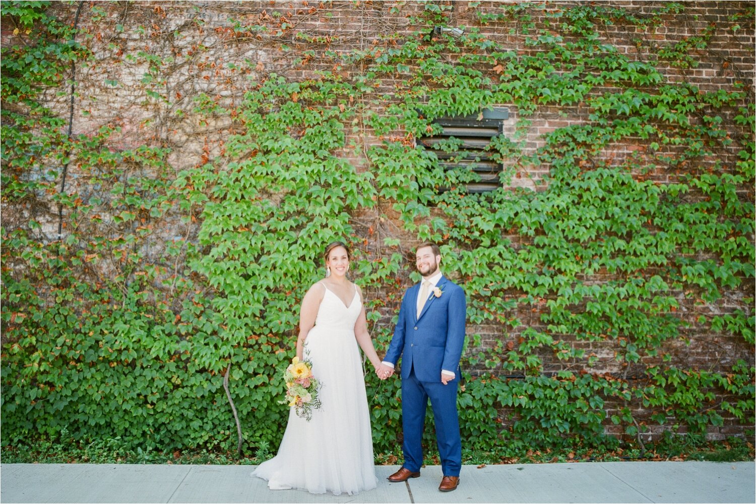 Bride and Groom Wedding Photos at The Foundry, NY