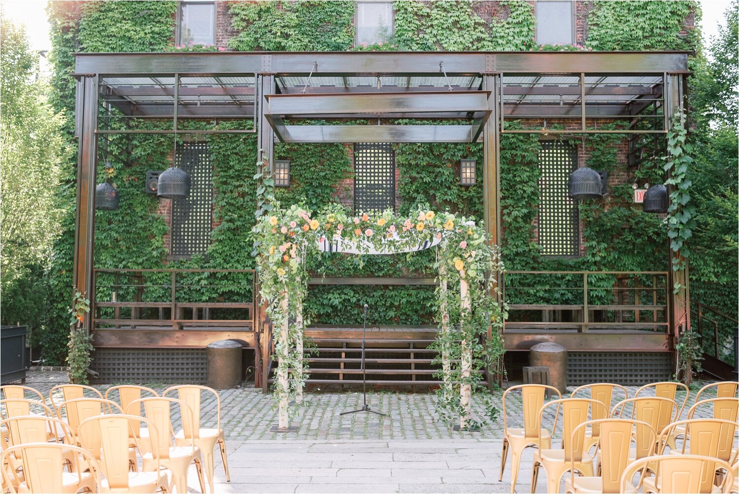 Outside Wedding Ceremony at The Foundry