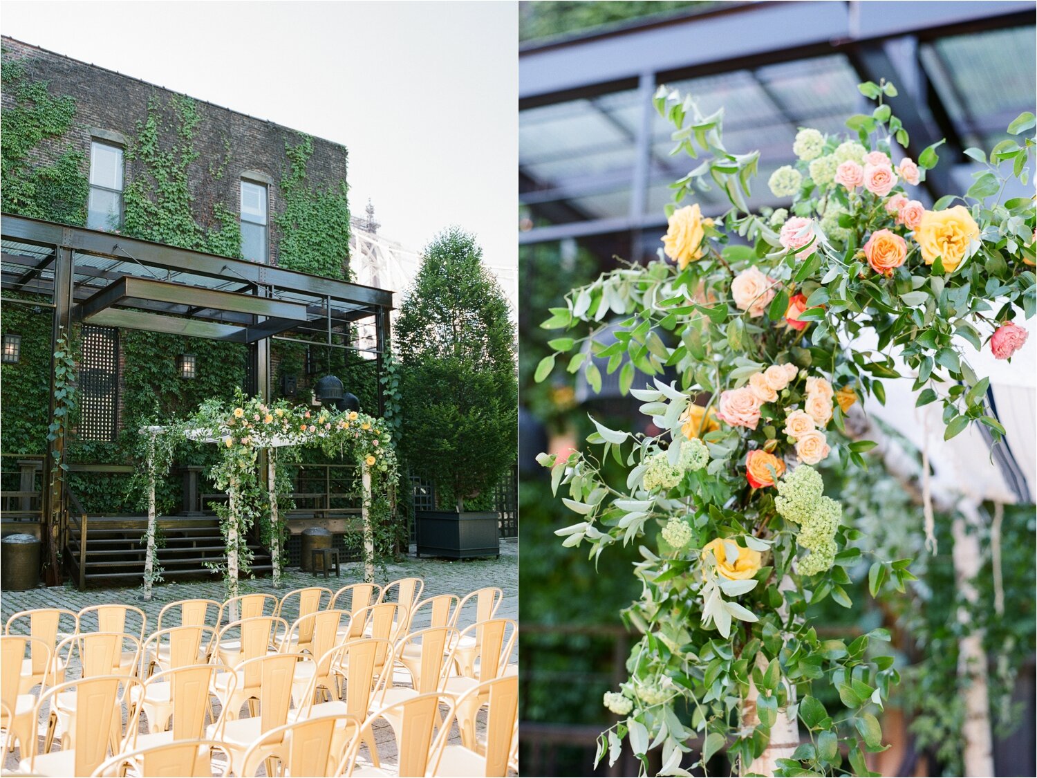 Outside Wedding Ceremony at The Foundry