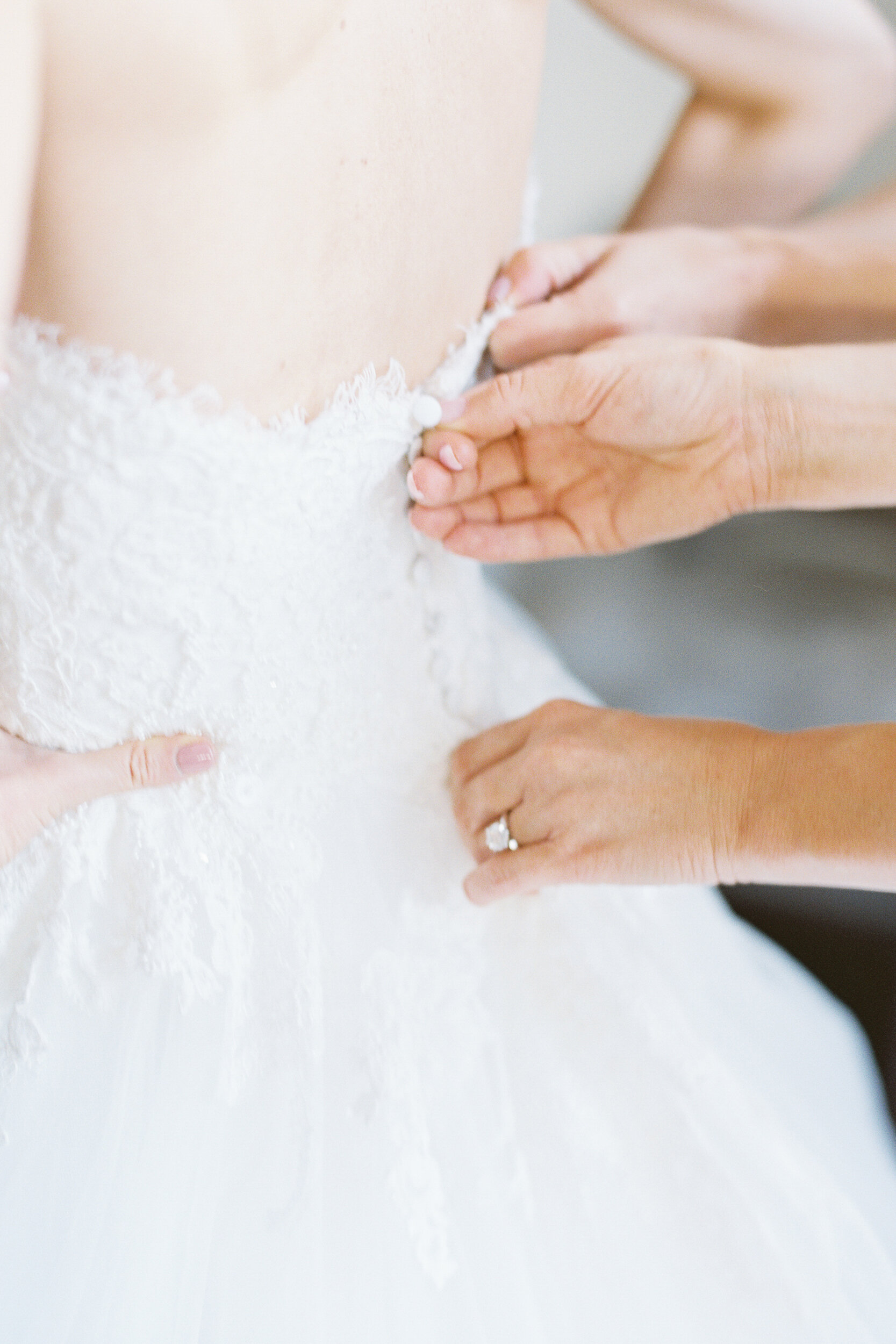 Zipping Up Brides Pronovias Wedding Dress