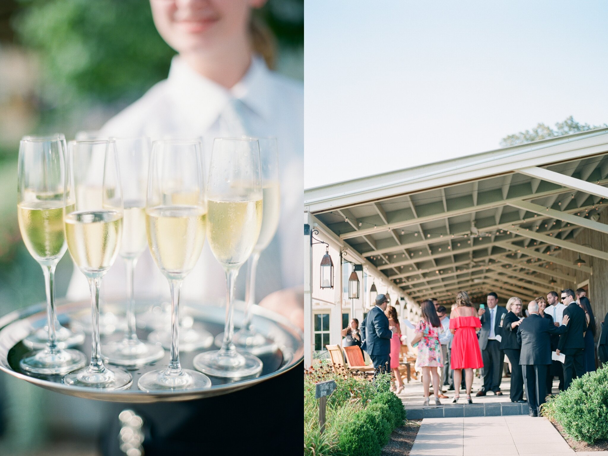 Cocktail Hour at the Veranda at Pippin Hill Farm